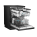 HSAP16FB Hisense 16-Place Setting Freestanding Dishwasher - Black Steel